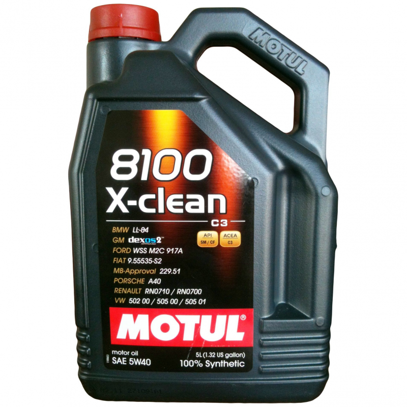 Huile Motul 8100 XCESS 5W40 (5L) 102870 Pieces Lada Niva 4x4