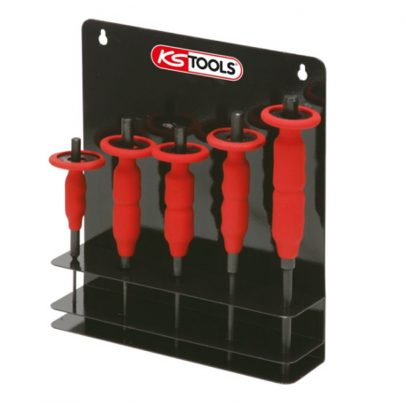 Ks Tools Jeu de 5 chasses goupille 3 à 8mm