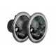 Phare LED Ø7'' VISION X VORTEX / Réflecteur Chrome Noir / Faisceau Low/High/Halo (paire)