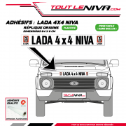 Bande autocollante capot Lada Niva 4x4