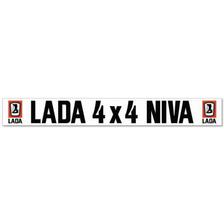 Bande autocollante capot Lada Niva 4x4