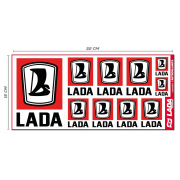Planche Autocollants Lada