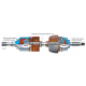 Barreau de cardan renforce +10mm - VAL-RACING (1pc)